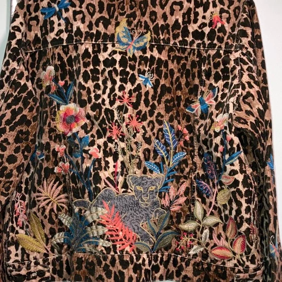 Johnny Was Animal Print Jacket - Picture 7 of 7